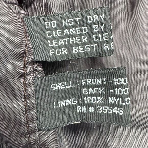 GREATLAND APPAREL Men's Large Vintage‎ Brown Genuine Leather Vest Western Cowboy - Picture 4 of 7